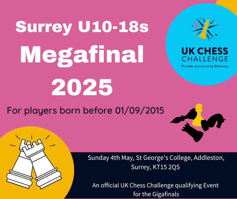 Delancey UK Chess Challenge Surrey Megafinal 2025